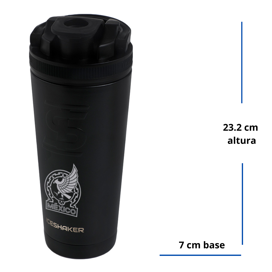 Iceshaker Termo Shaker  768ml Negro Selección Mexicana - https://www.iceshaker.com/