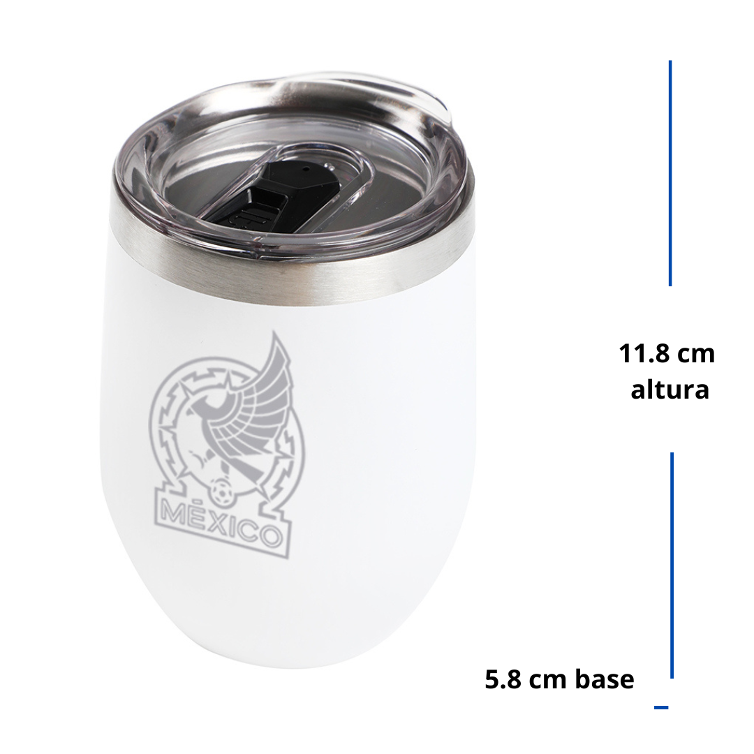 Iceshaker Vaso 355ml Wine&Coffee  Blanco Selección Mexicana - https://www.iceshaker.com/